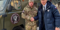 Депутат Госдумы РФ Матыцин вручил бойцам «БАРС-Брянск» ключи от нового автомобиля - Газета Земля Трубчевская