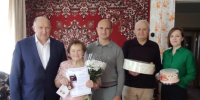 Почетного гражданина Трубчевска А. И. Соболеву поздравили с юбилеем - Газета Земля Трубчевская